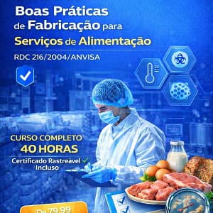 Curso de Boas Práticas de Fabricação para Serviços de Alimentação
